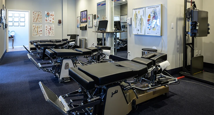 Chiropractic Dallas TX Patient Adjustment Tables
